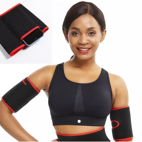 Red/Black Arm Trimmer w/cellphone pouch - Picture 1 of 4